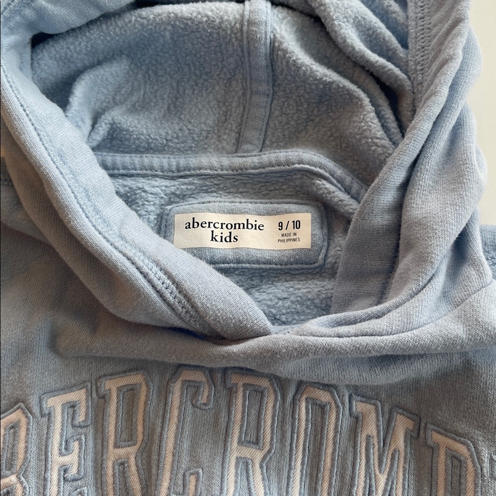 Abercrombie Kids Light Blue Hoodie - Picture 2 of 4